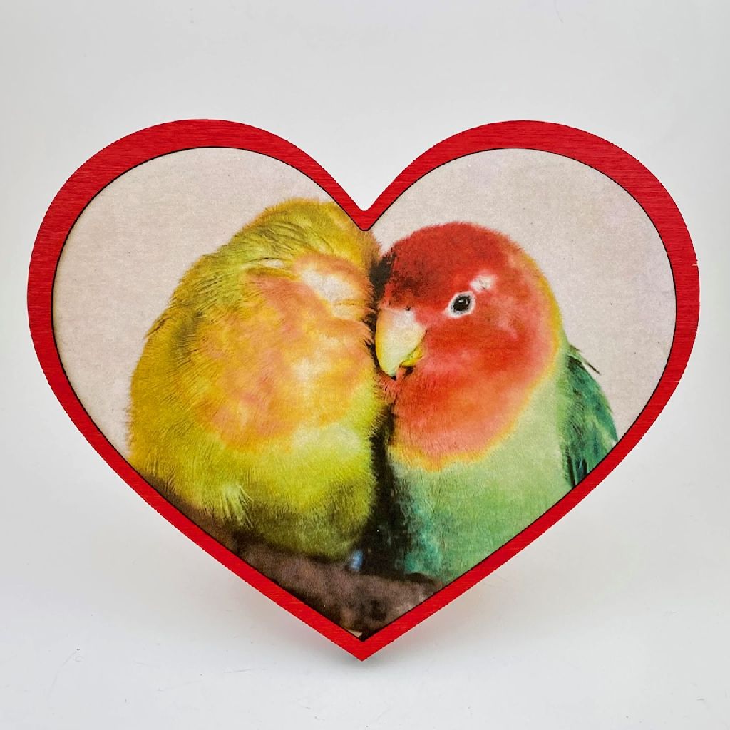 Laser cut heart shape with your picture